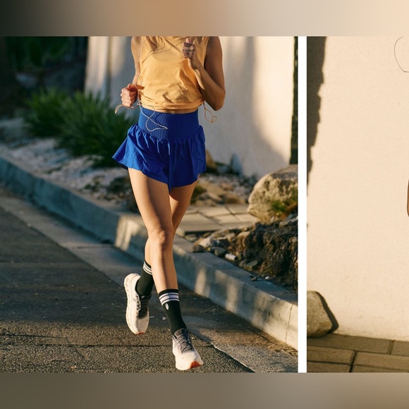 NEW Free People FP Movement Carpe Diem Shorts - electric shock blue - XS, S - Picture 3 of 11